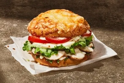 Panera Bread Menu 2026 105 Chicken Roma Asiago Bagel Stack