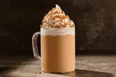 Panera Bread Crème Brûlée Latte with Price & Nutrition 2026 1 Crème Brûlée Latte