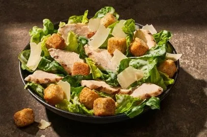Panera Bread Menu 2026 49 Half Caesar Salad with Chicken
