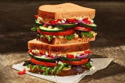 Panera Bread Mediterranean Veggie with Price & Nutrition Fact 1 Mediterranean Veggie